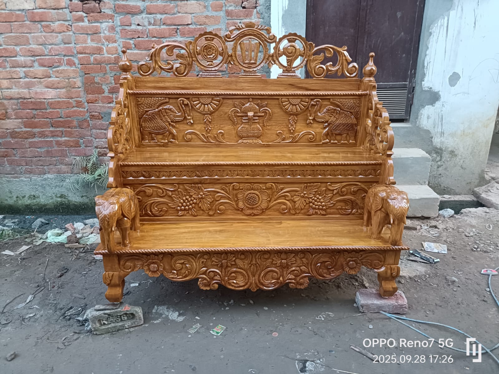 Nordic 3-Seater Sofa front view