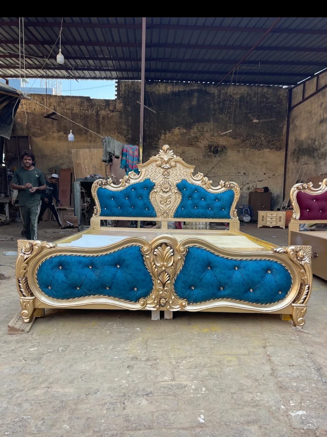 Wooden Bed